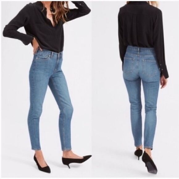 Everlane- The High Rise Skinny Ankle Jean Size 29 - Picture 6 of 13